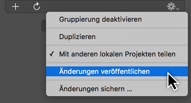 Gruppierungen Teilen rausnehmen