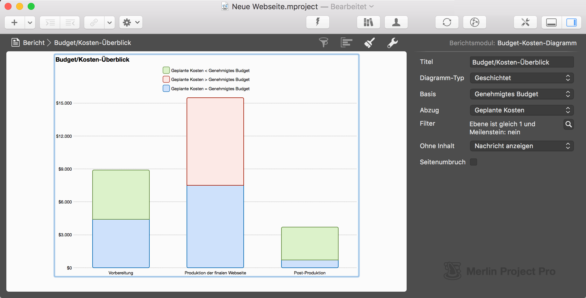 Bericht duplizieren - Beispiel 3
