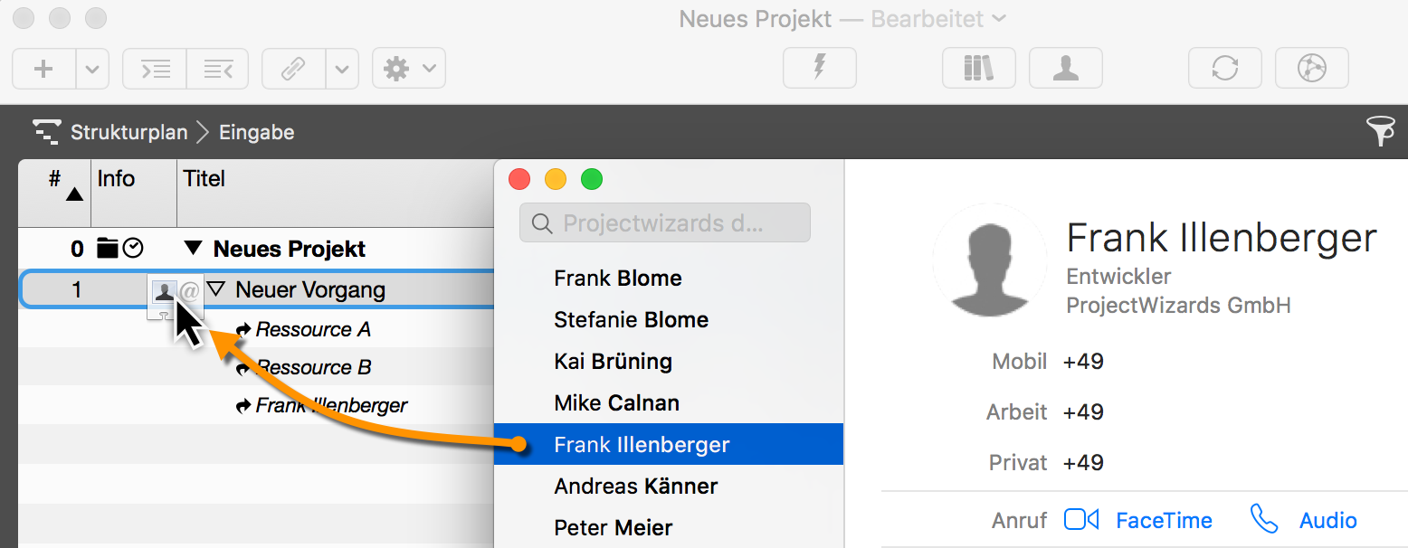 Kontakte - Ressourcen