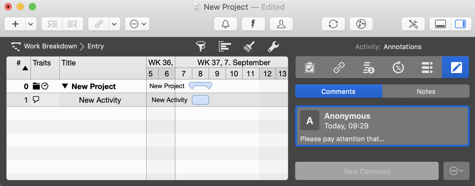 New Comment - Anonymous