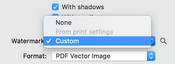 Print:Save PDF Export