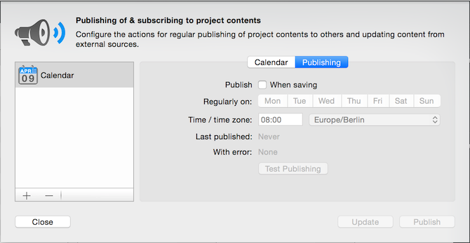 Merlin Server - publishing