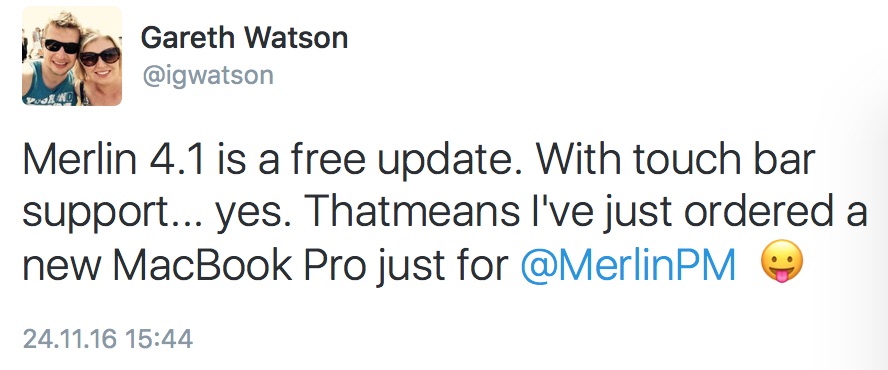 Tweet by Gareth Watson Tweet by Gareth Watson