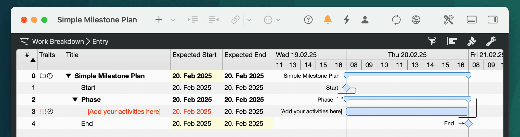 Understanding and resolving scheduling conflict - Activity Starts after Entered Date Understanding and resolving scheduling conflict - Activity Starts after Entered Date