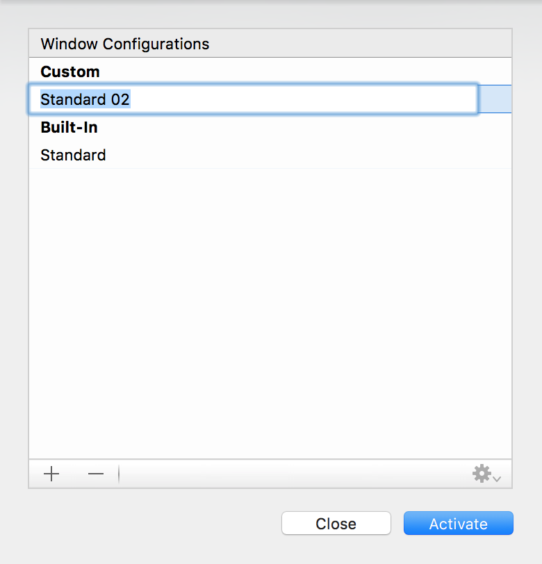 Window configurations