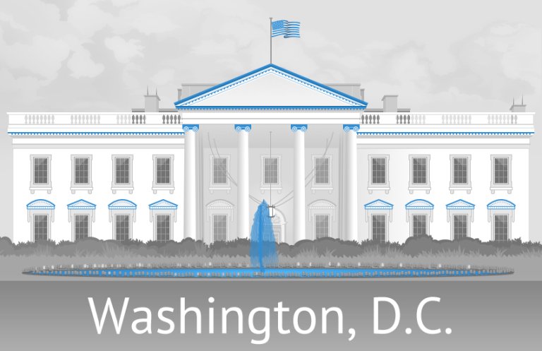 アメリカ、ワシントン D.C. のホワイトハウス アメリカ、ワシントン D.C. のホワイトハウス