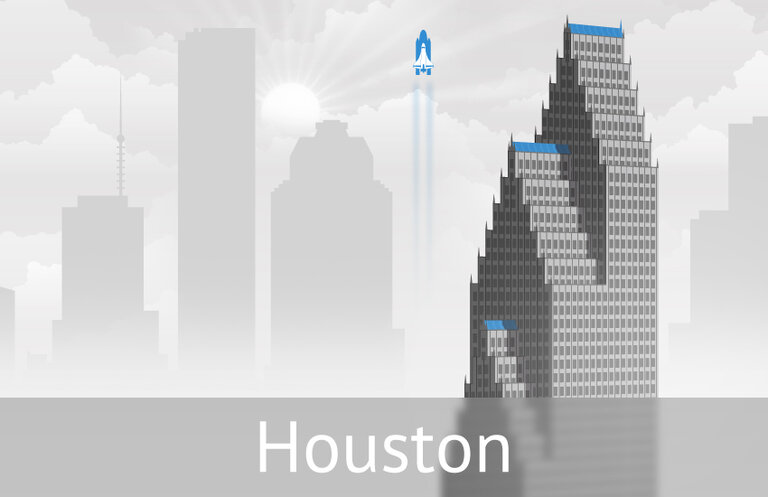 Das Bank of America Center in Houston, TX, USA Das Bank of America Center in Houston, TX, USA