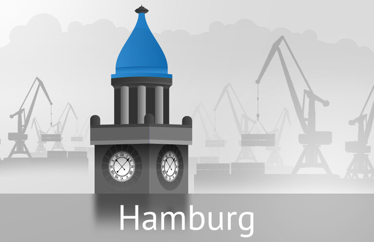 Die St. Michaelis Kirche 'Michel' in Hamburg, Deutschland Die St. Michaelis Kirche 'Michel' in Hamburg, Deutschland