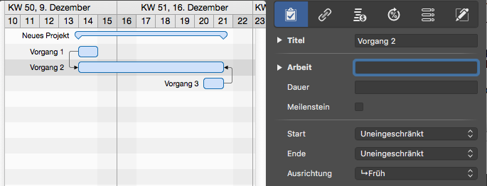 Hängenmattenvorgang in Merlin Project Hängenmattenvorgang in Merlin Project