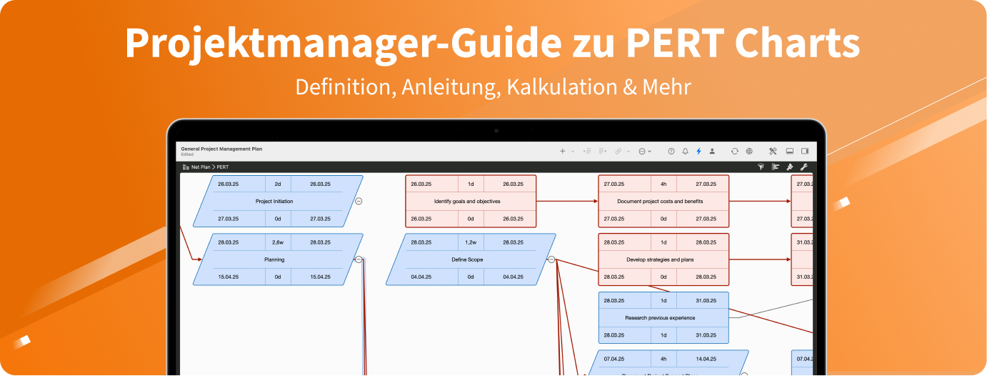 PERT-Diagramm: Der definitive Leitfaden für Projektmanager