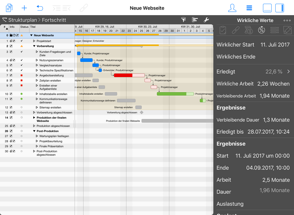 4. Anzeige & Helligkeit > Textgröße => angepasster Merlin Project Inspektor.