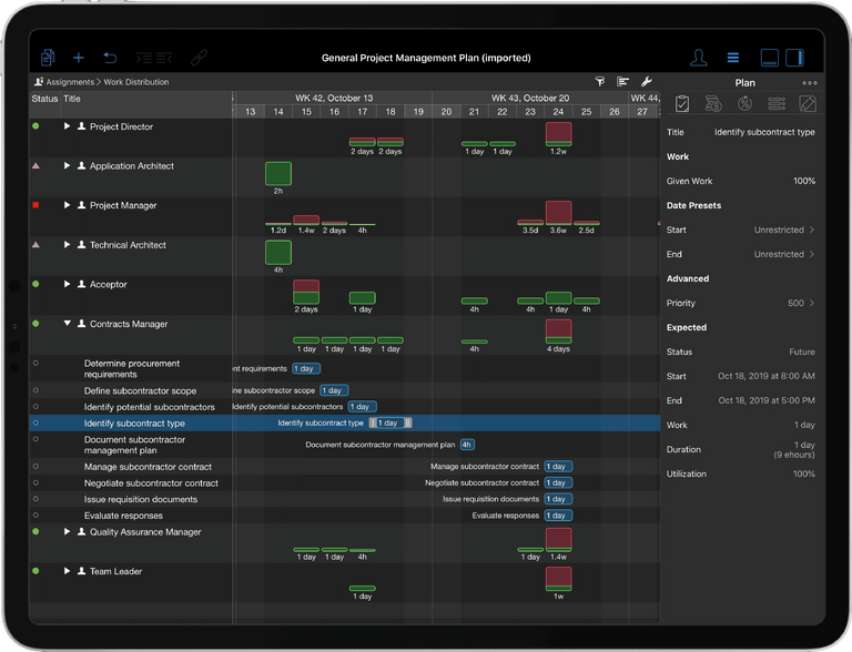 The new Darkmode in Merlin Project 6 on the iPad The new Darkmode in Merlin Project 6 on the iPad
