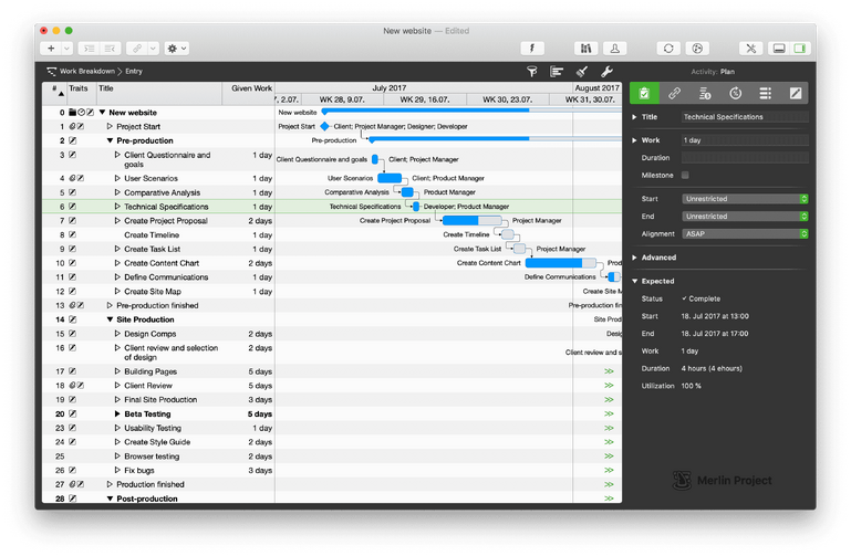 Merlin Project 6 with green accent color
