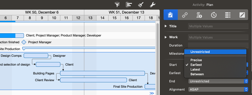 Merlin Project - Start Date Unrestricted
