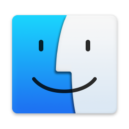 Mac の Finder Mac の Finder