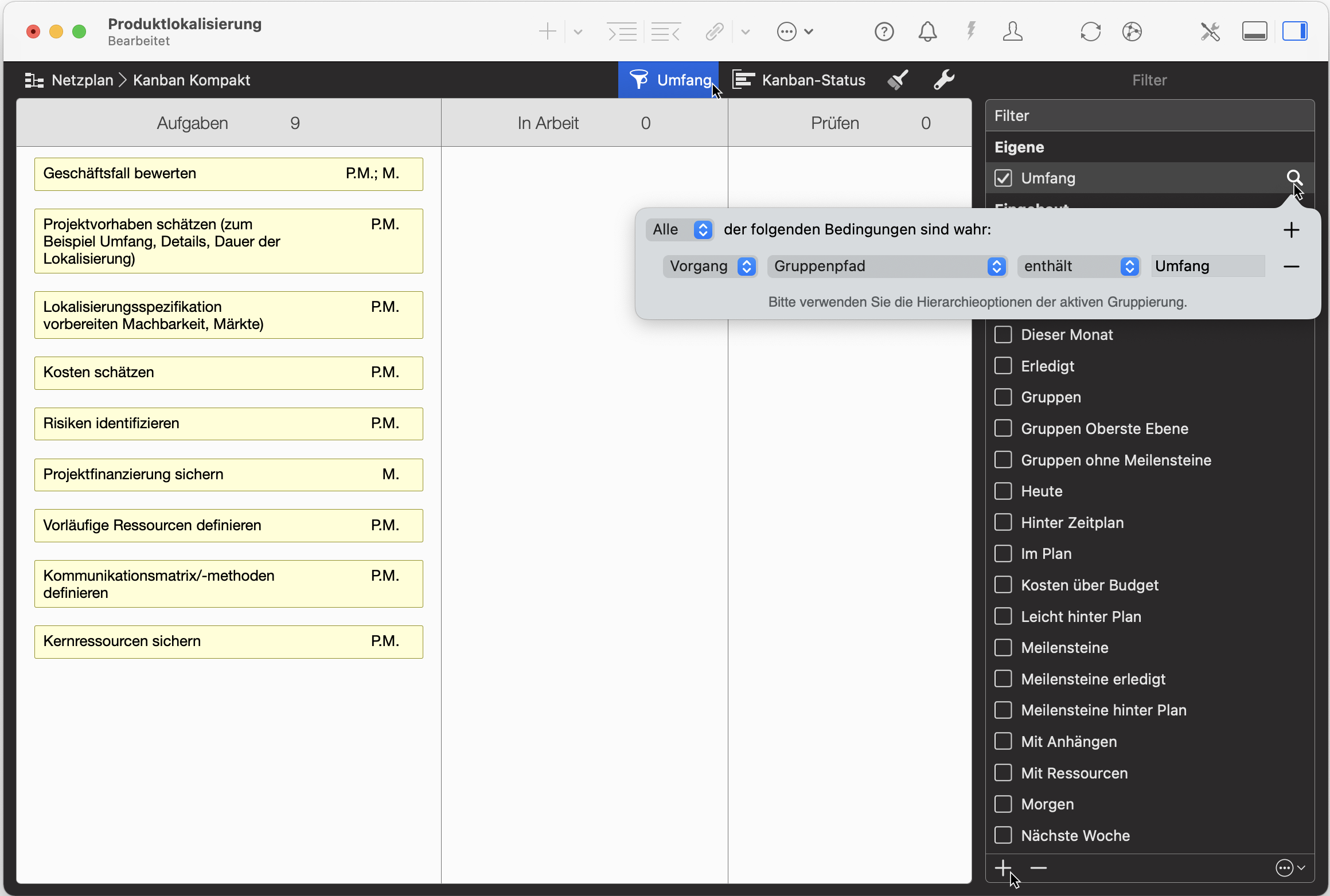 Filter nach Gruppenpfad Filter nach Gruppenpfad