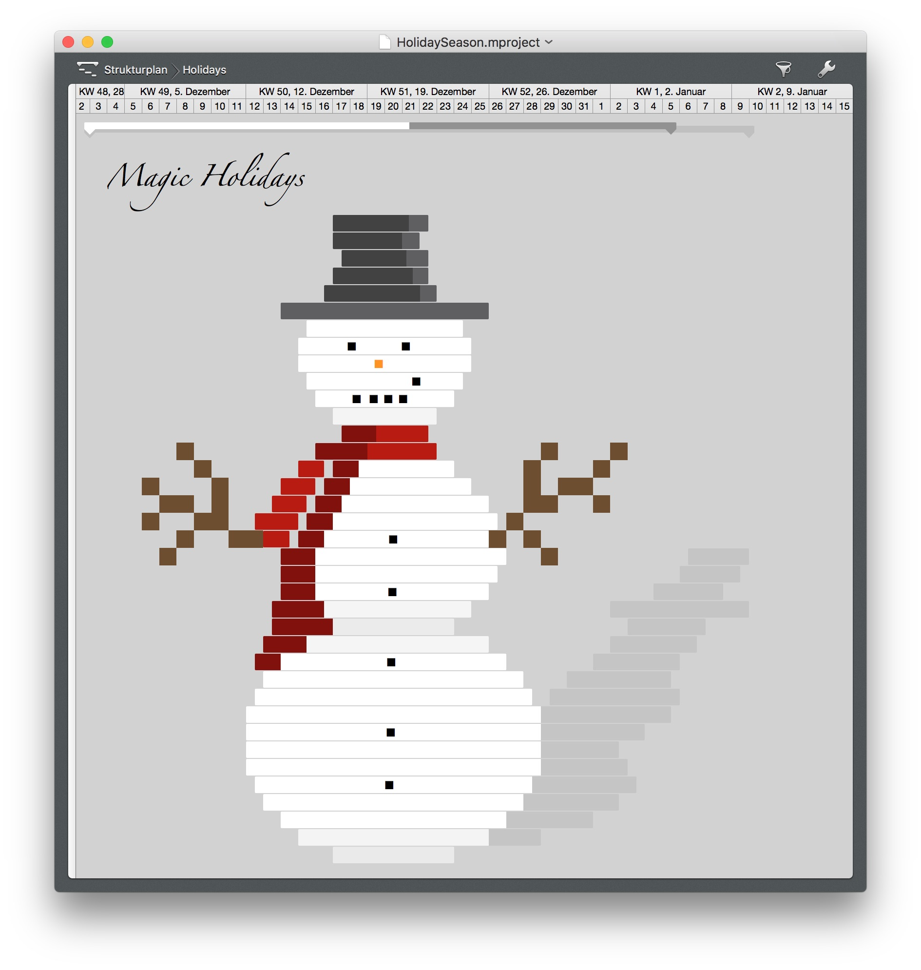 Schöne Feiertage wünscht das ProjectWizards Team