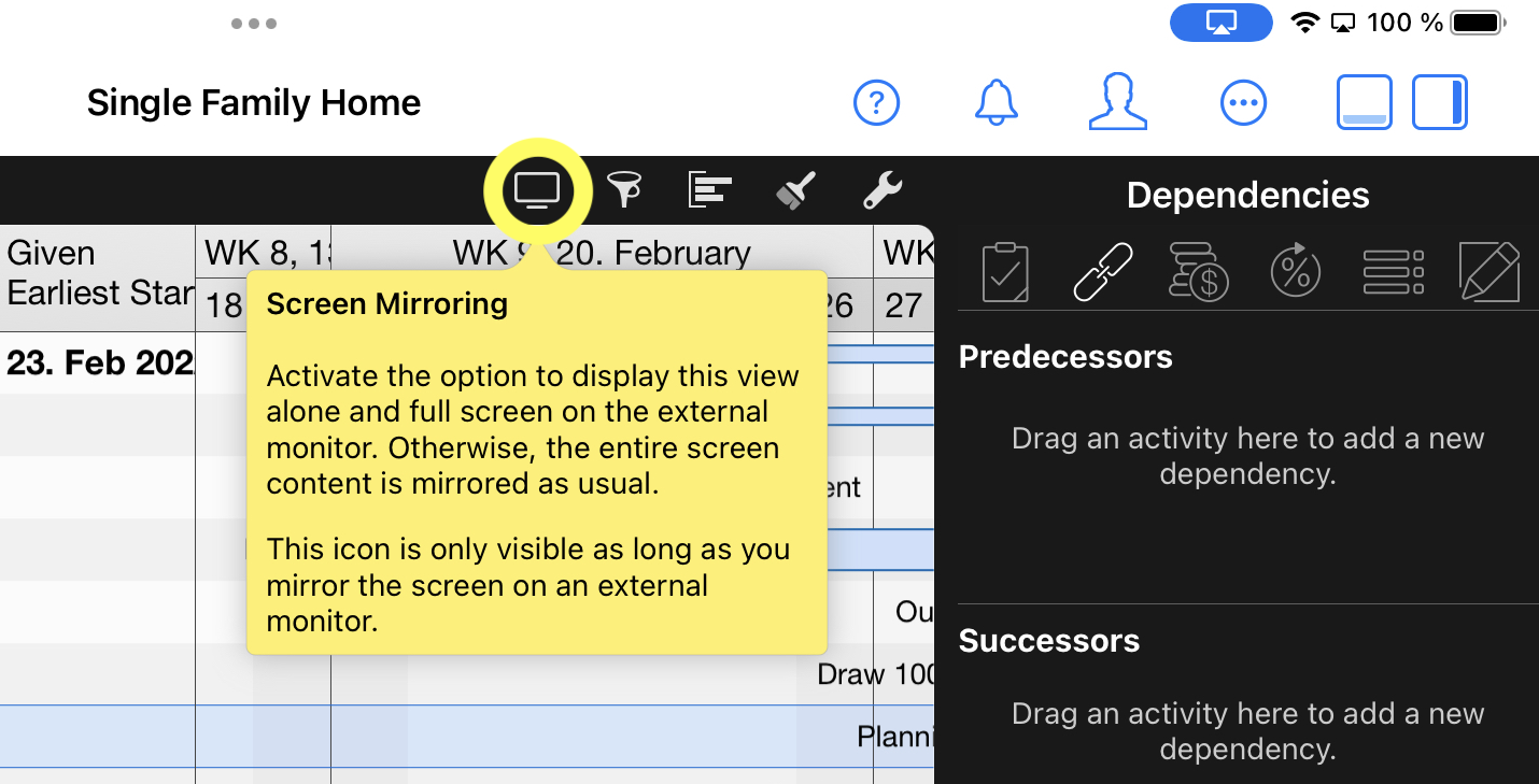 Merlin Project Presentation mode