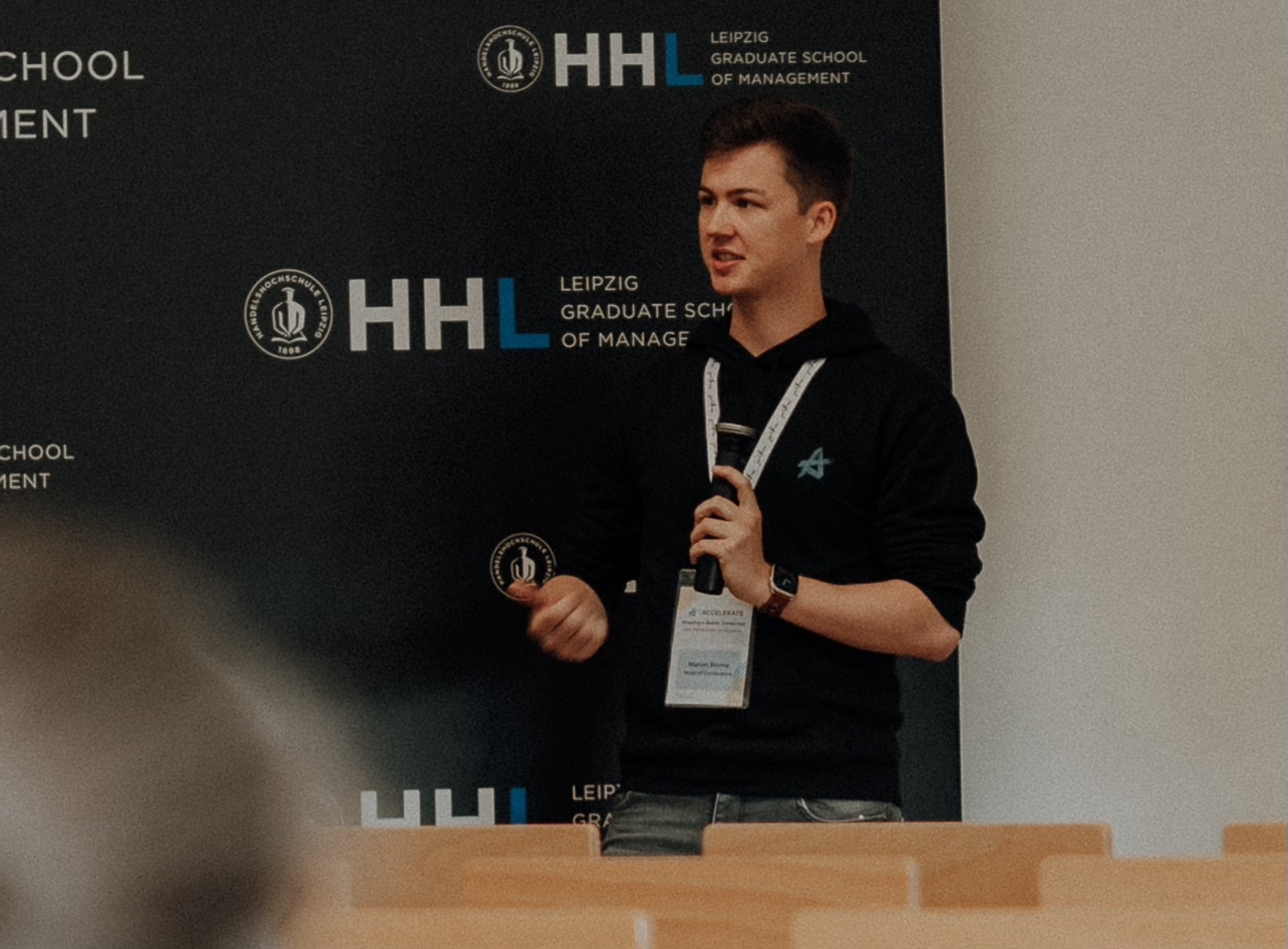 Marvin Blome, Leiter der Konferenz Accelerate @ HHL 2022