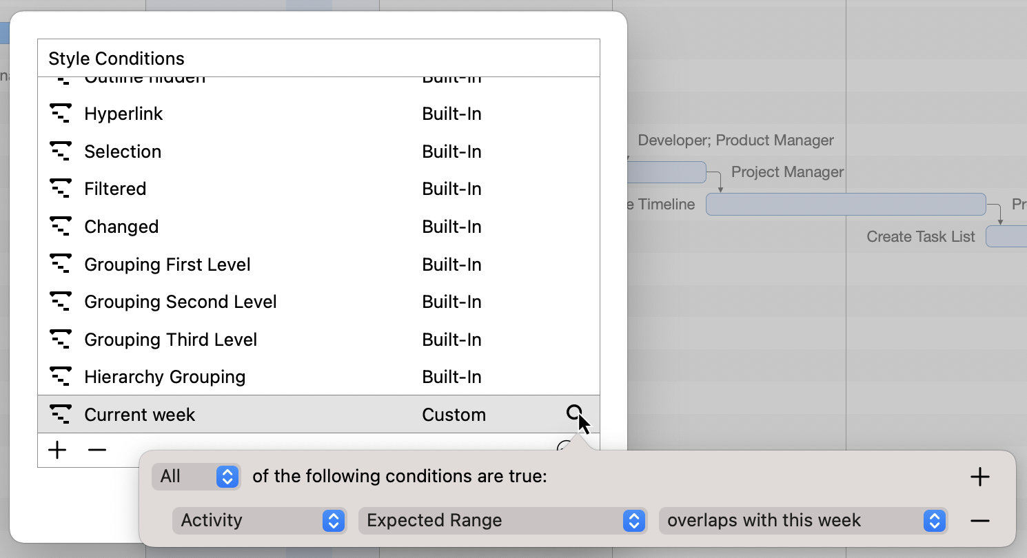 Merlin Project - Style Condition 'overlaps with this week' Merlin Project - Style Condition 'overlaps with this week'