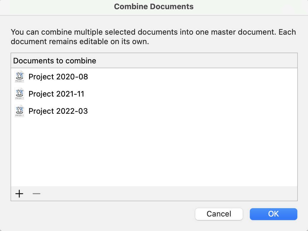 Merlin Project masters multi-projects