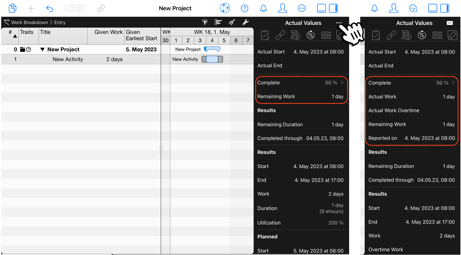 Merlin Project on the iPadOS - Extend Inspector