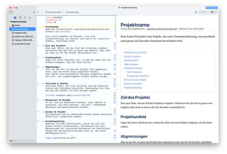 Erweiterter Projektvorschlag Erweiterter Projektvorschlag