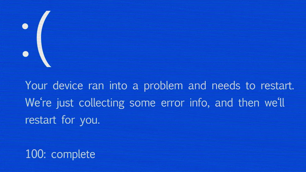 Windows のブルースクリーン Windows のブルースクリーン