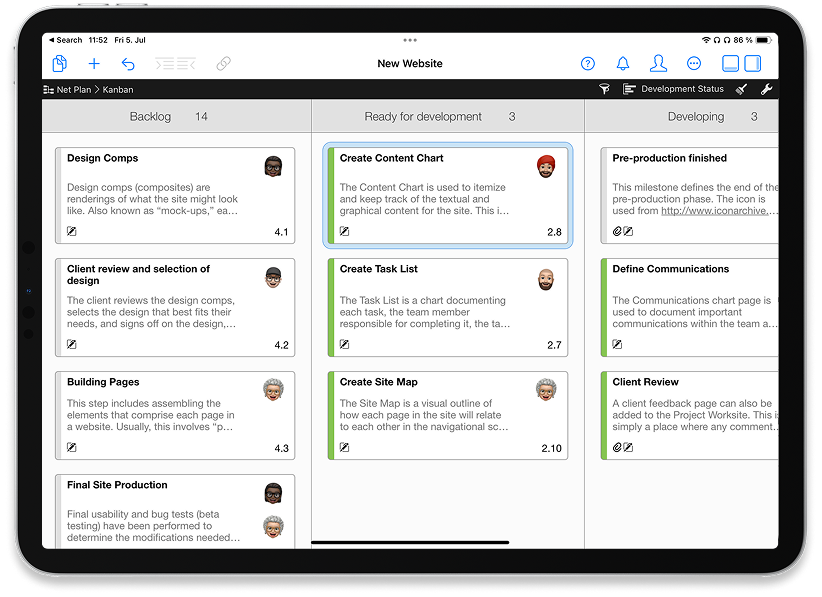 Merlin Project on iPad