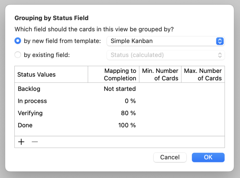 Defina campos de estado en Merlin Project creando nuevos campos a partir de una plantilla o eligiendo campos personalizados que se adapten a sus necesidades Defina campos de estado en Merlin Project creando nuevos campos a partir de una plantilla o eligiendo campos personalizados que se adapten a sus necesidades
