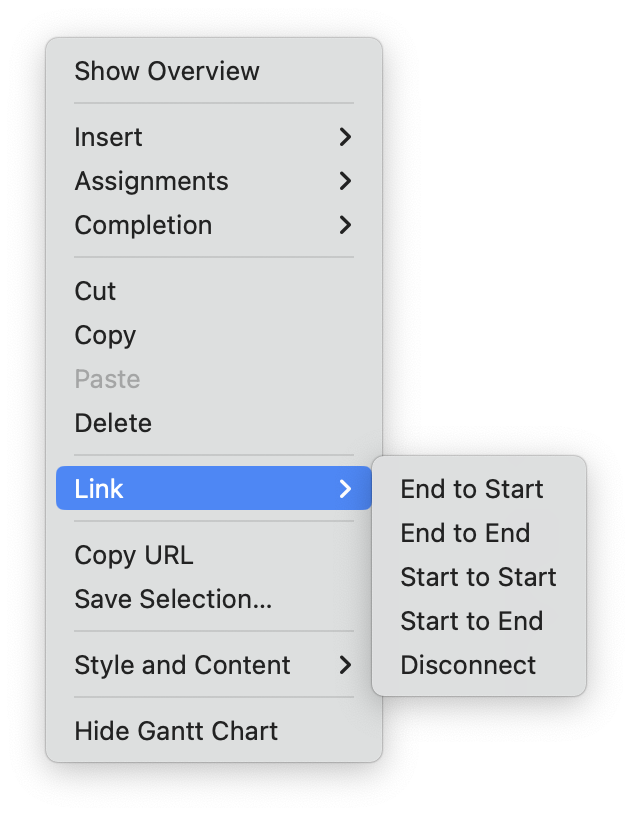 How to create dependencies