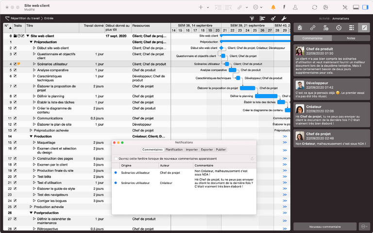 Annotations dans Merlin Project Annotations dans Merlin Project