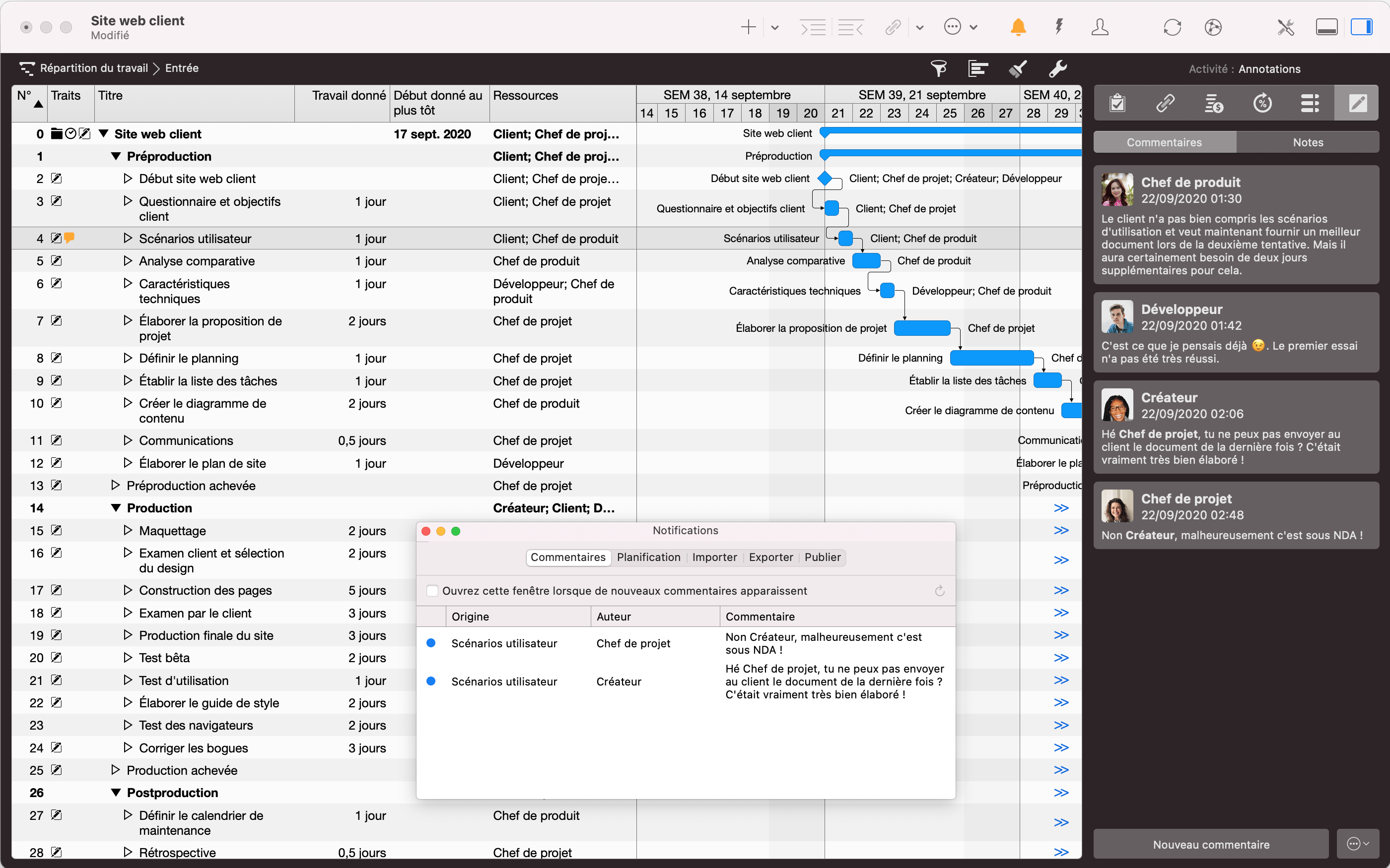 Annotations dans Merlin Project Annotations dans Merlin Project