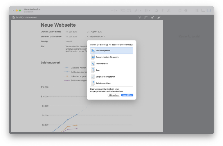 Reports in Merlin Project