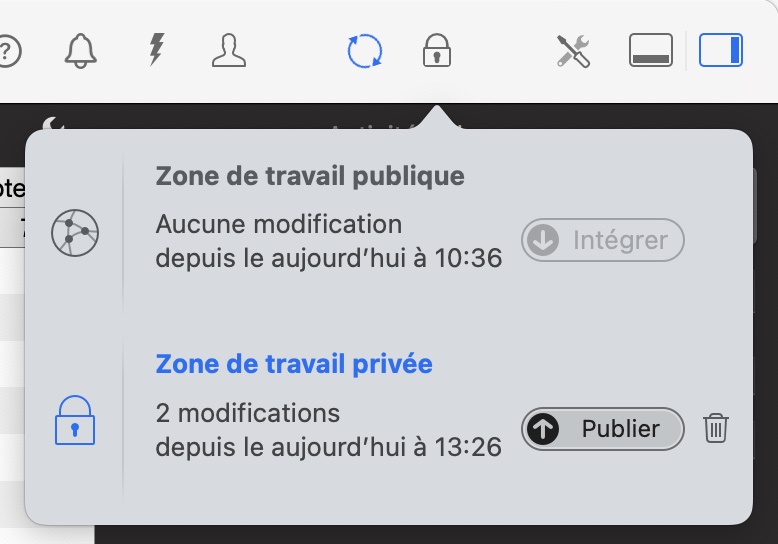 Zone de travail privée dans Merlin Project Zone de travail privée dans Merlin Project