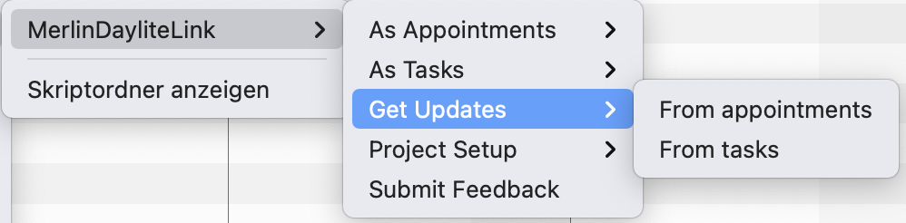 Aktualisierte Aufgaben oder Termine abrufen