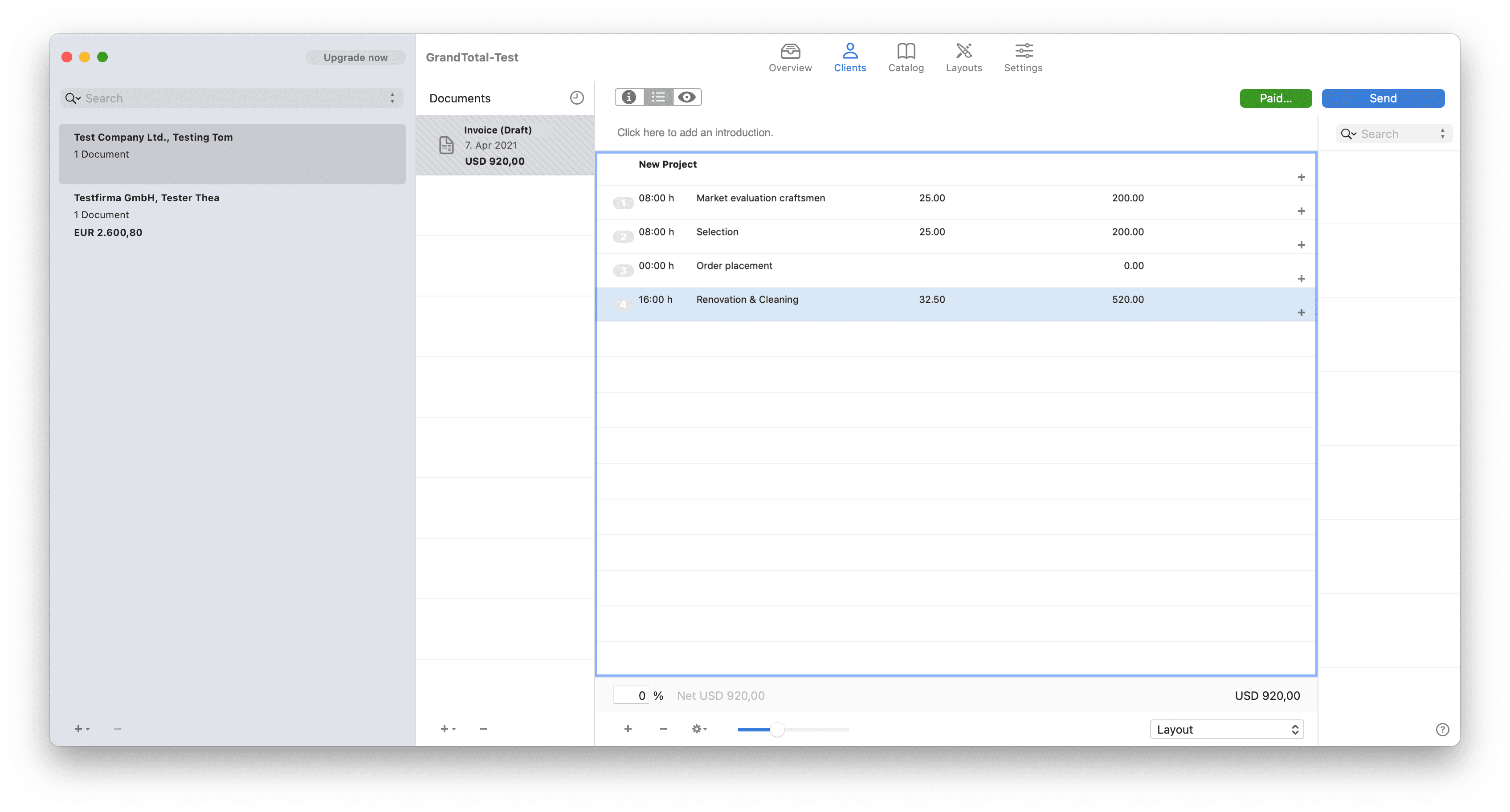 クリップボードからアクティビティを貼り付け クリップボードからアクティビティを貼り付け