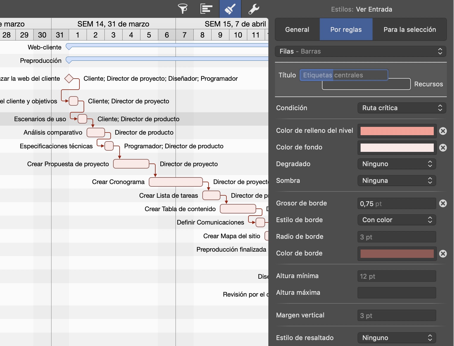 Merlin Project Inspector de Estilos
