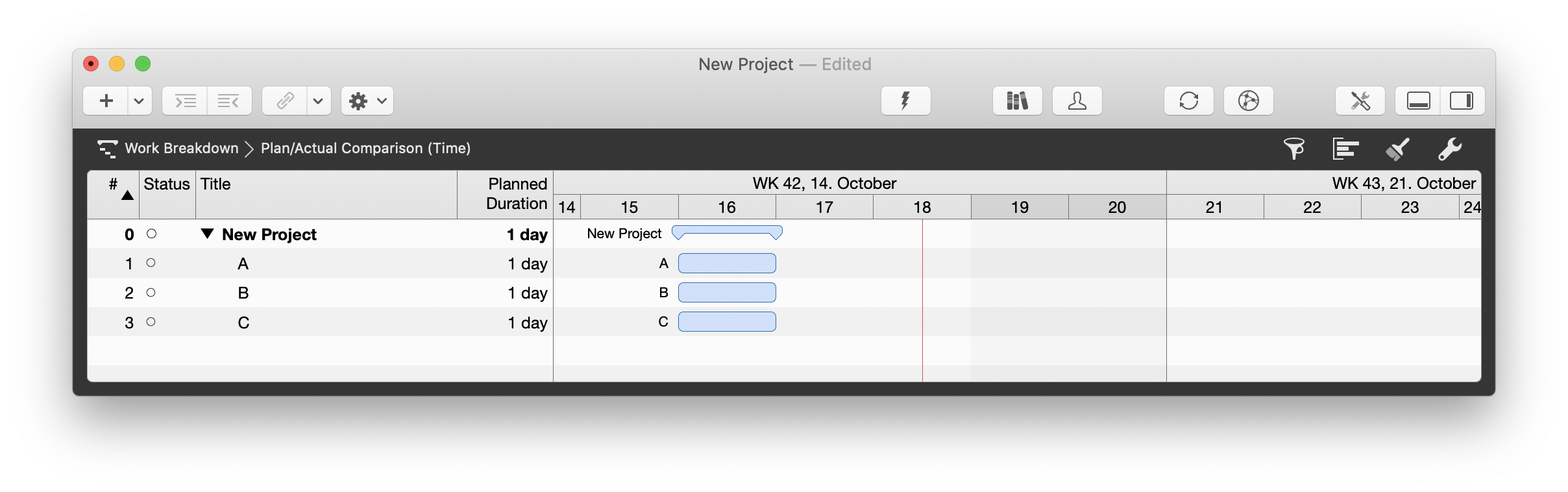 Merlin Project ohne aktivierte Zeitberechnung Merlin Project ohne aktivierte Zeitberechnung