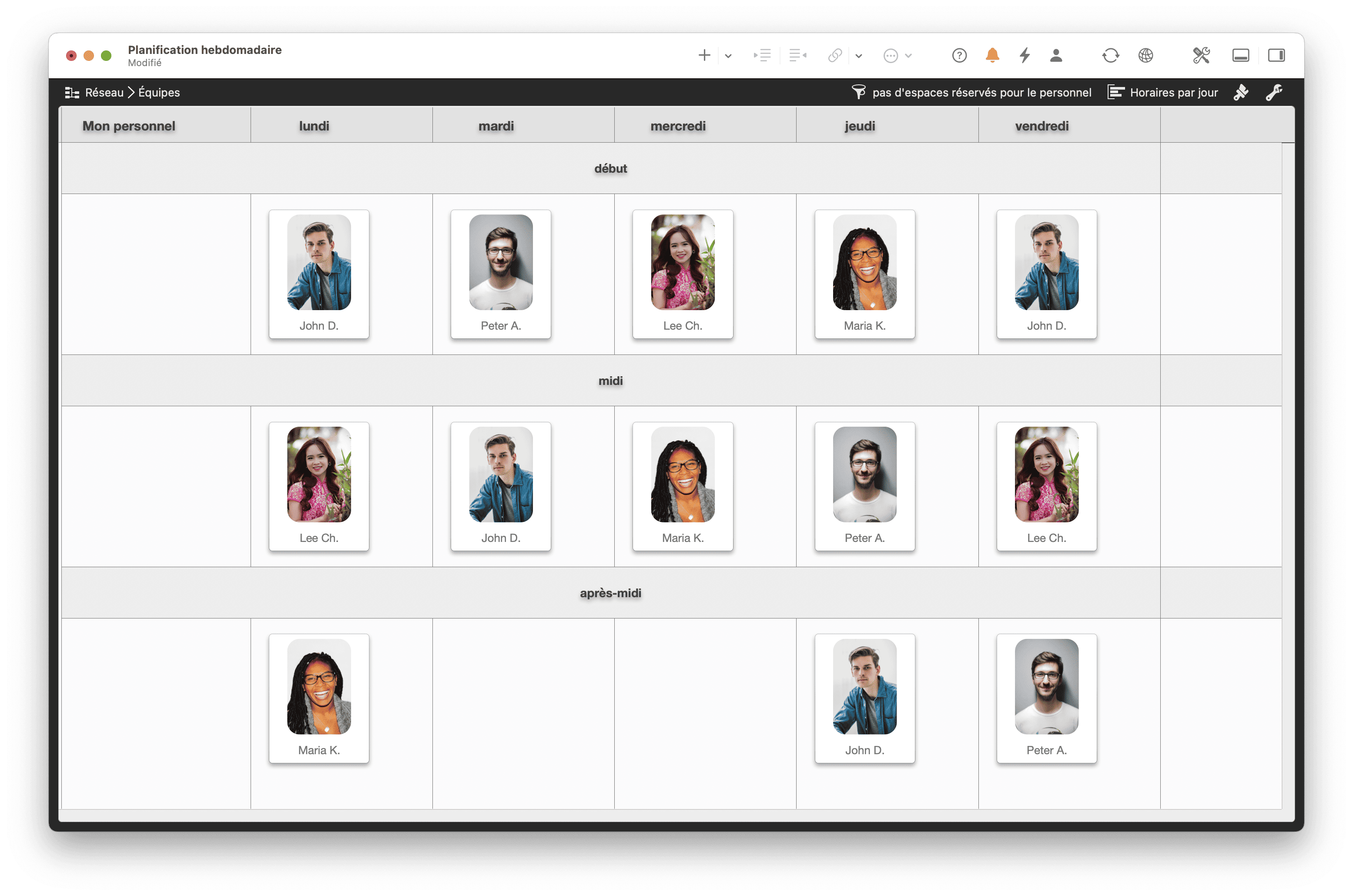 Utilisation non conventionnelle de réseau